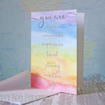 Chakra Note Card PRINTED 3.5x5 smwm