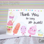 Kawaii Candy Card PRINTED 3.5x5 002