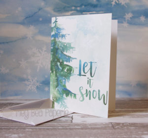 Let it Snow PRINTED 4x5.5 front smwm