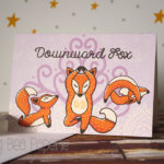 Downward Fox PRINTED Card 3.5x5