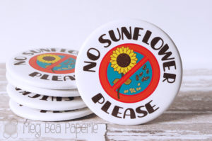 Buttons SUNFLOWER smwm