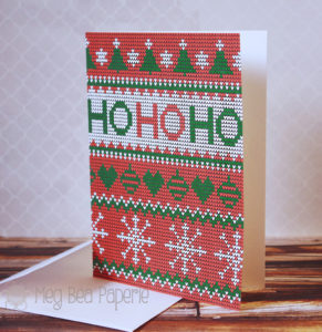 Christmas Ugly Sweater PRINTED 5x7 smwm